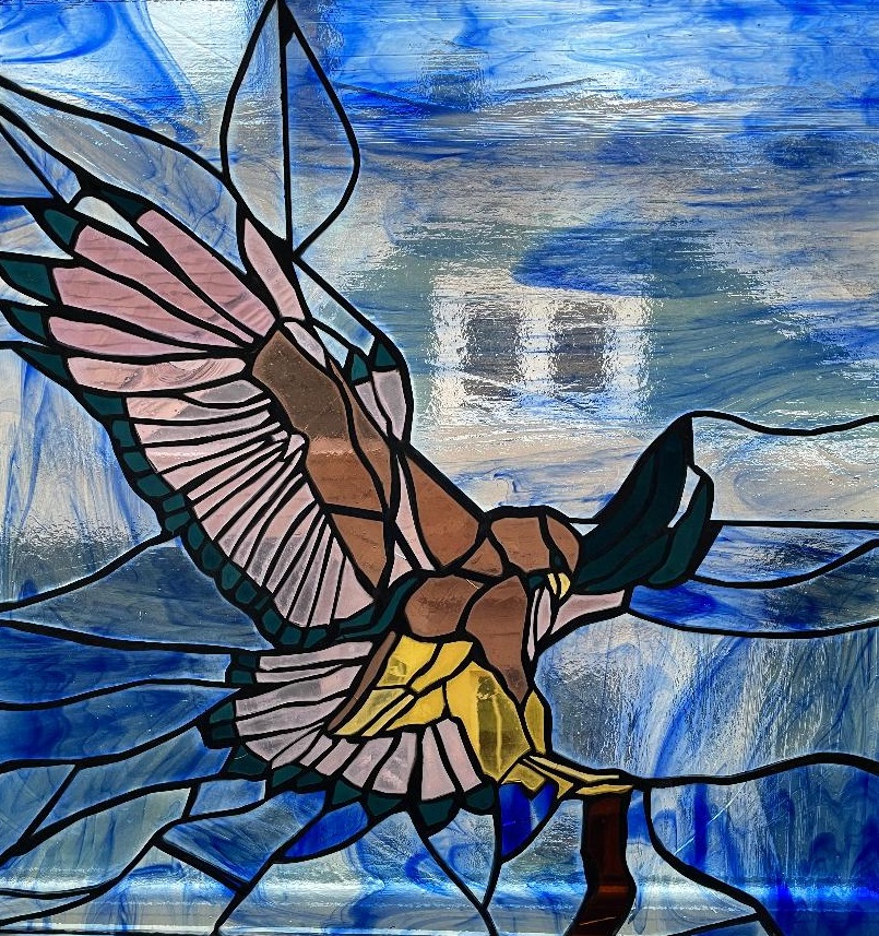 Stained Glass Hawk by WEndy
