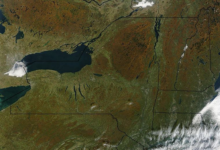 The Adirondacks from the Hubble Space Telescope