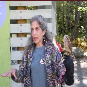 Wendy with Kestrel